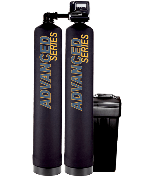 Advanced Series Twin Continuous Water Softening System softens water and prevents scale buildup