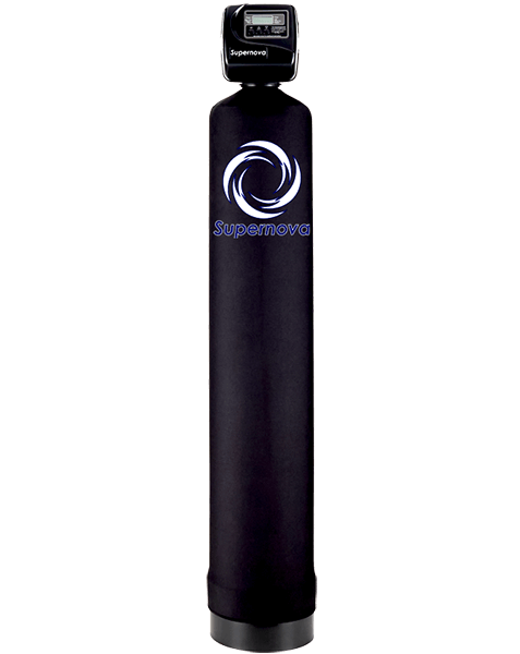 Supernova Whole House Water Treatment reduces chlorine, chloramines, and chlorination byproducts in household water