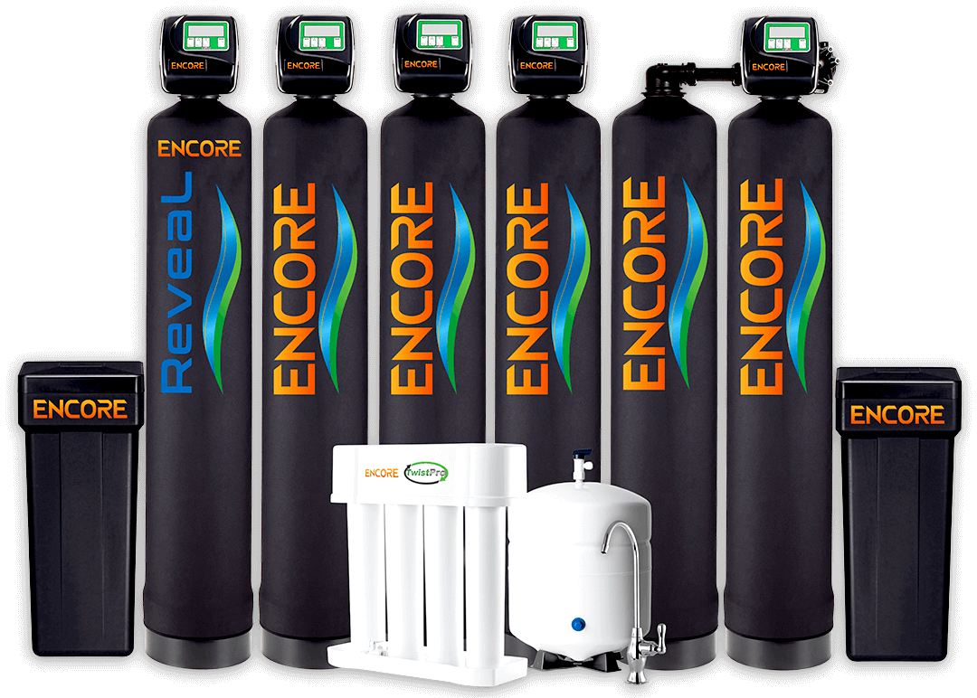 Encore Tank Premium Water Systems Lineup including all tanks and TwistPro